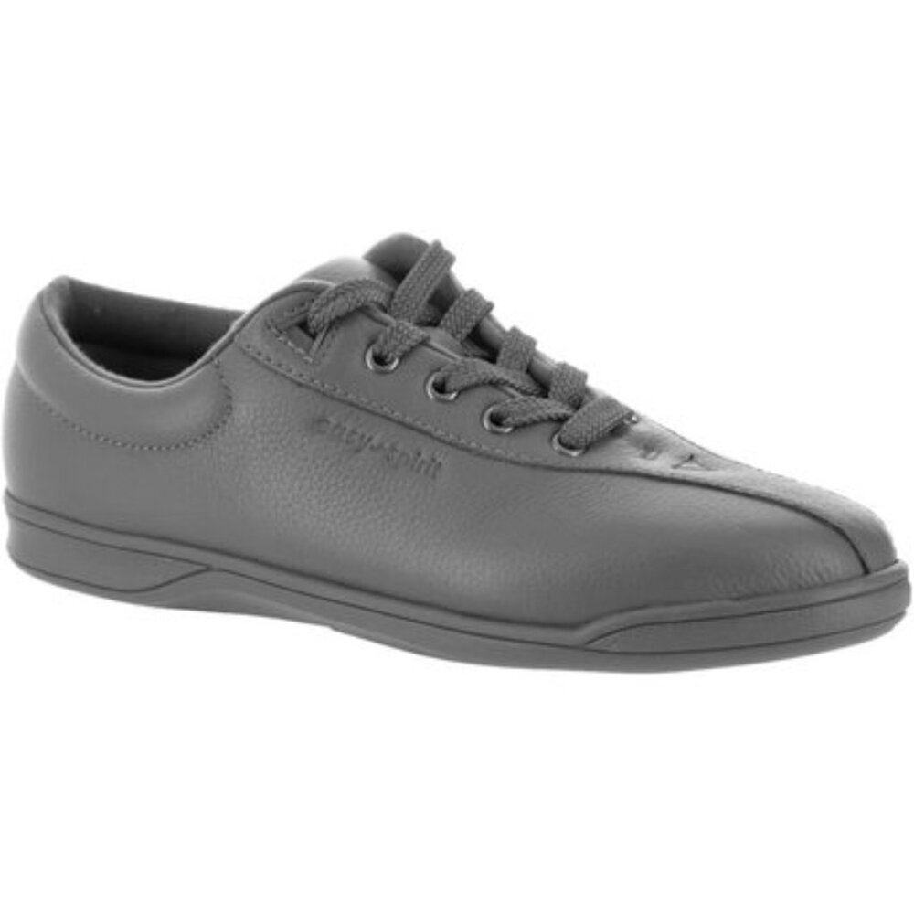 NIB Easy Spirit Women’s AP1 Leather Walking Shoe – Gray, Size 8M